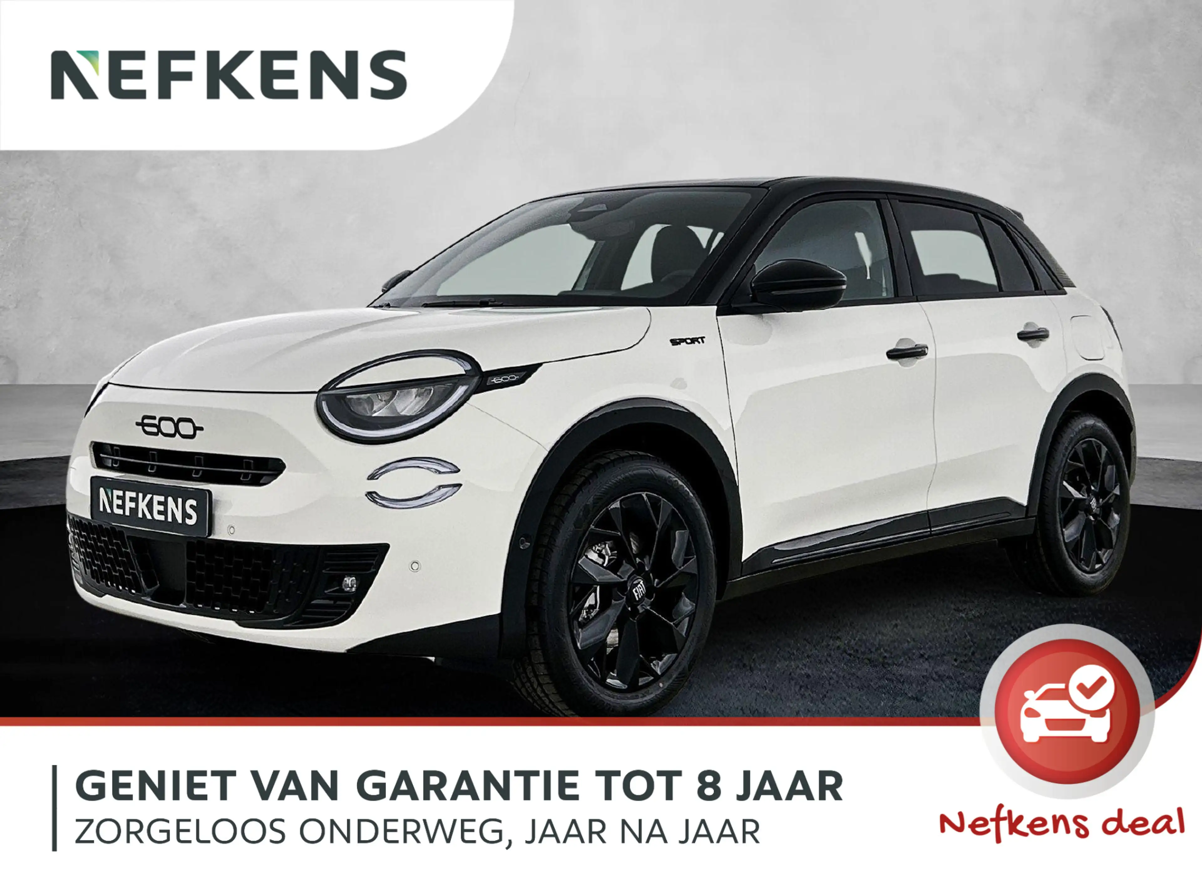 Fiat 600 1.2 145pk Hybrid Sport Automaat | Elektrisch Verst