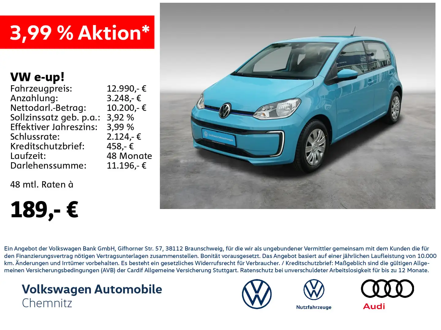 Volkswagen e-up! Winterpaket LED DAB+ Blau - 1