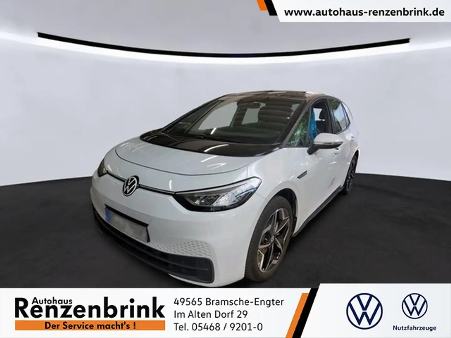 Volkswagen ID.3 Pure Performance City NAV ACC Lenkrad + Sitzhei... Weiß - 1