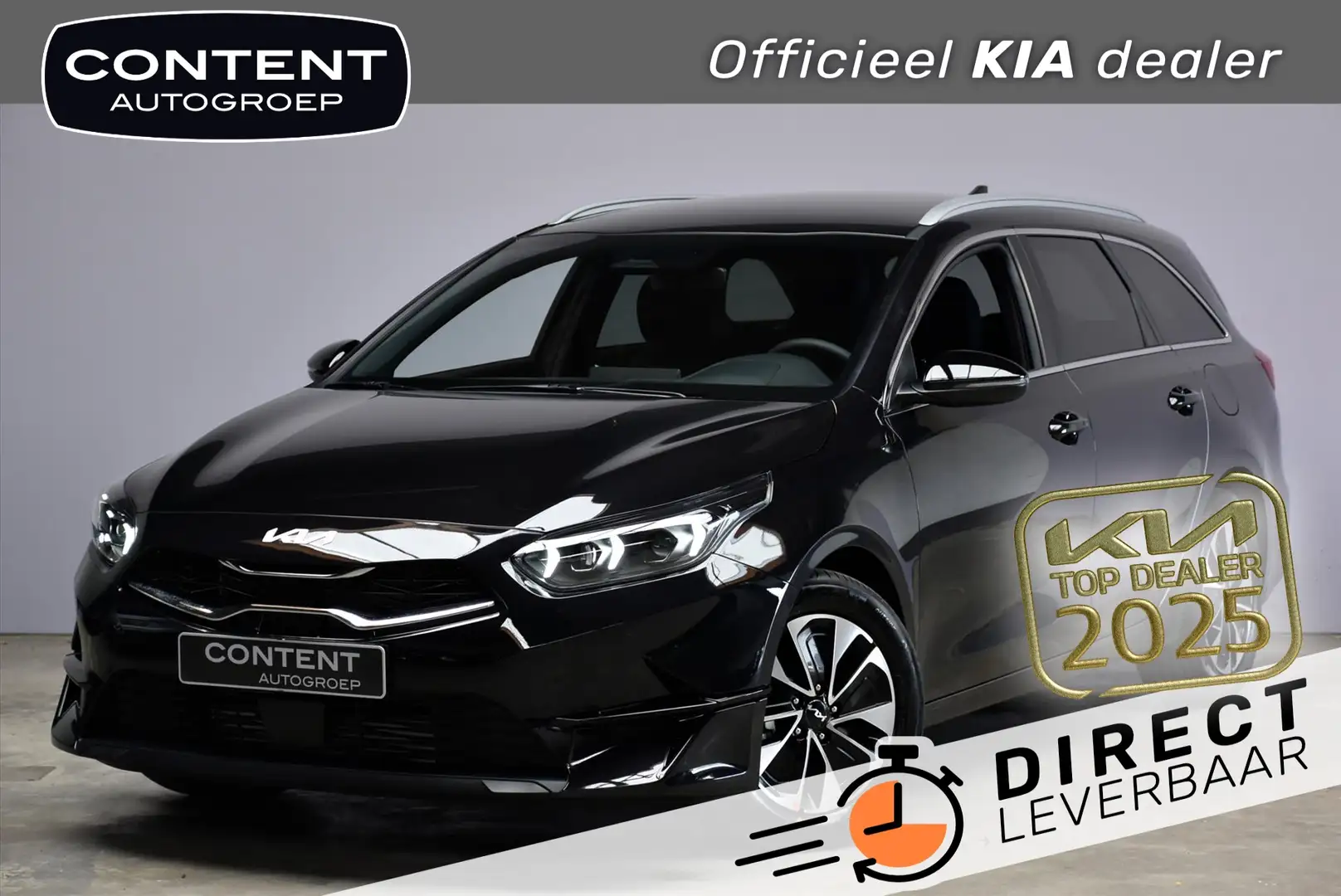 Kia Ceed SW / cee'd SW 1.0 T-GDi Design Edition CONTENT PRIVATE LEASE Zwart - 1