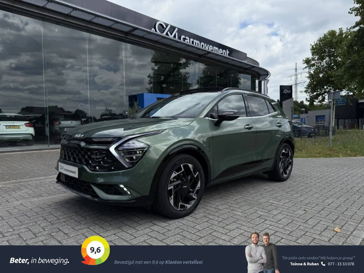 Kia Sportage 1.6 T-GDI Plug-in Hybrid 265PK GT-PlusLine | 1ste Groen - 1