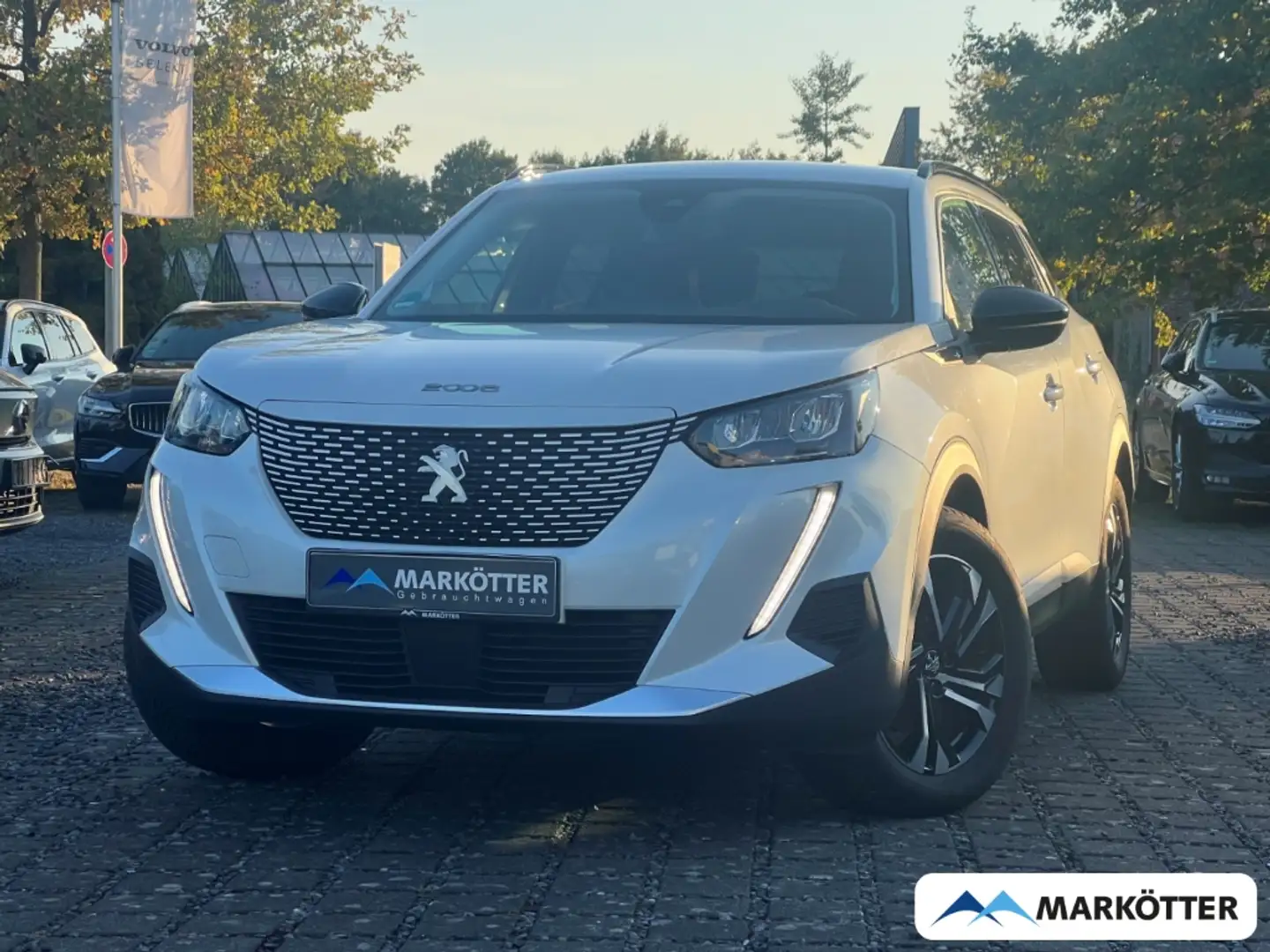 Peugeot 2008 e-2008 Allure Elektromotor 136 CAM/SHZ/TEMP Weiß - 1