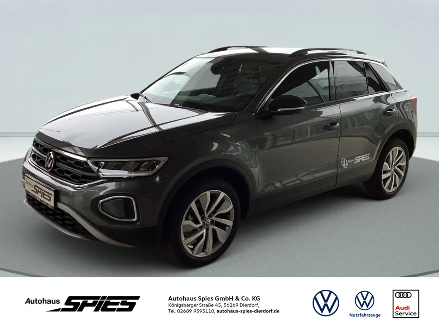 Volkswagen T-Roc 1.5 TSI Goal KAMERA NAVI ACC FACEL. LED Gris - 1