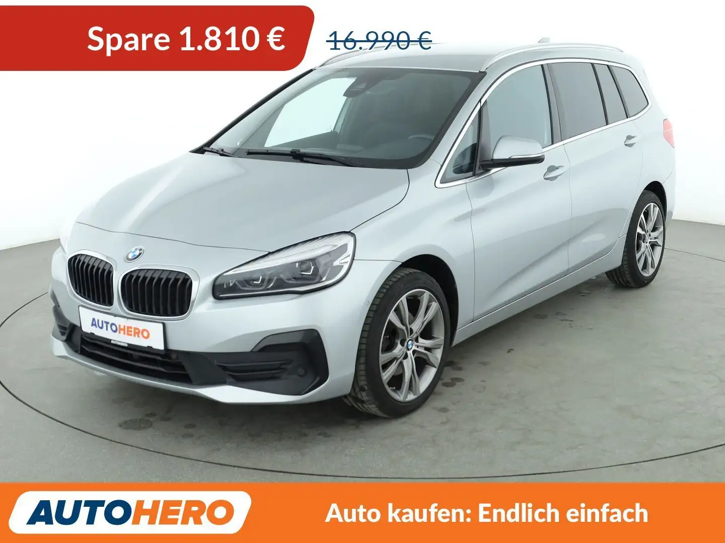BMW 216 216d Gran Tourer Advantage*NAVI*TEMPO*LED*PDC*SHZ* Blau - 1