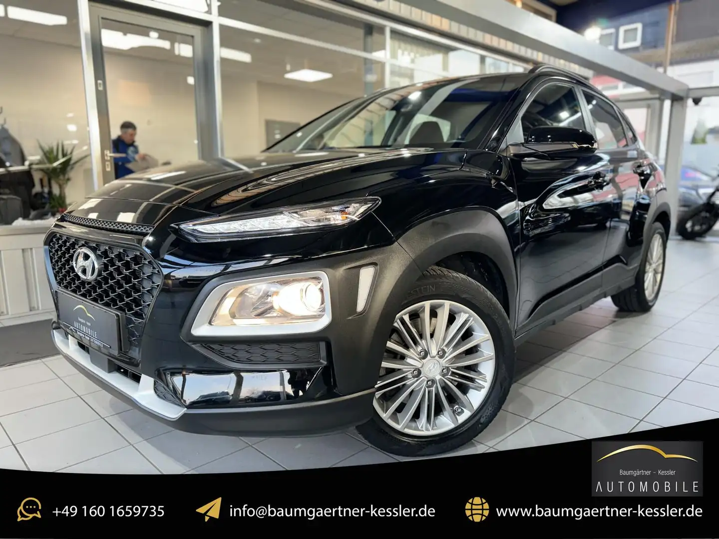 Hyundai KONA Trend 2WD 1.6 TGDI Autom. CarPlay KAMERA Schwarz - 1