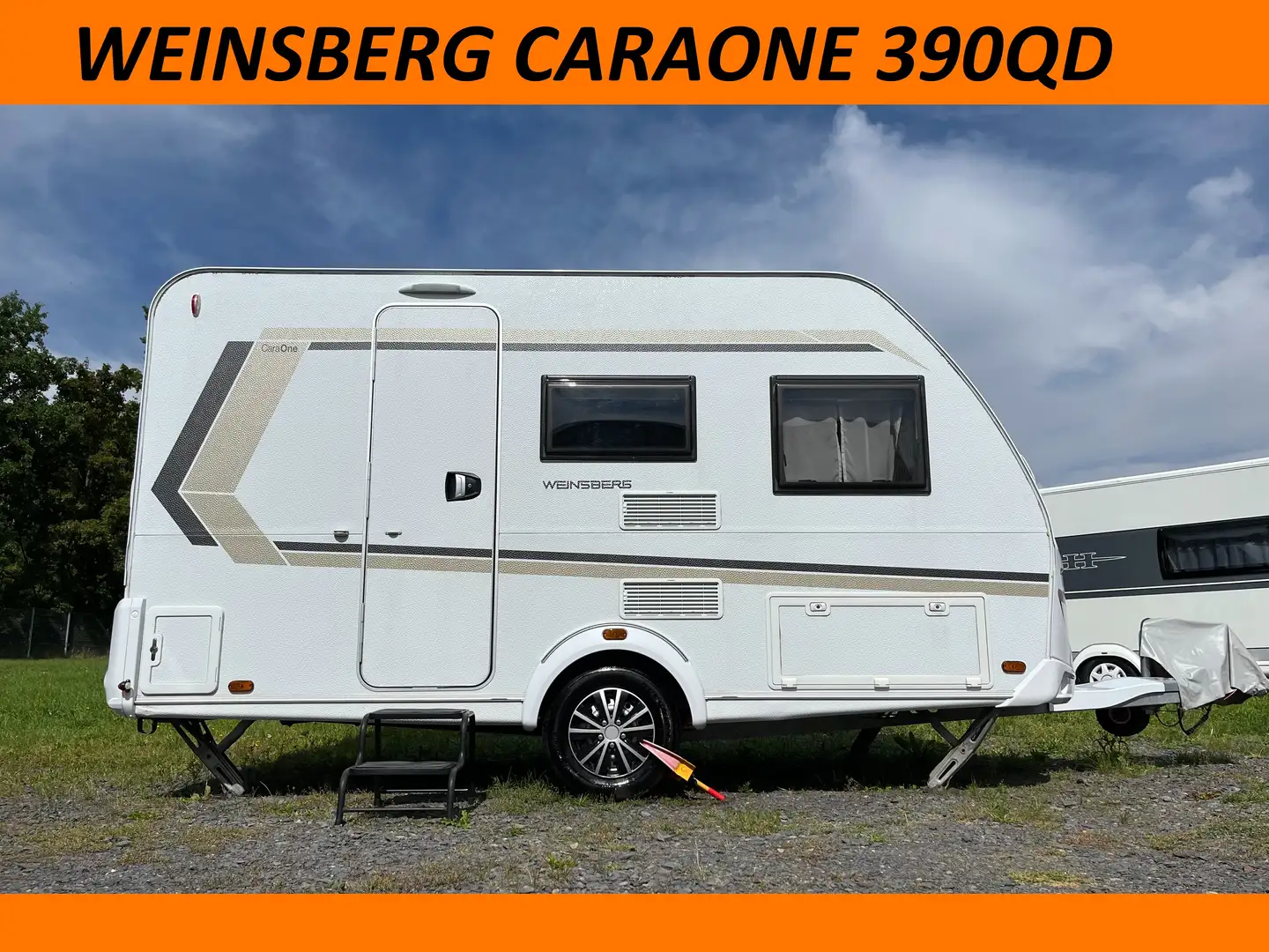 Weinsberg caraone 390 QD autom. Satanlage + TV + (Vorzelt) Weiß - 2
