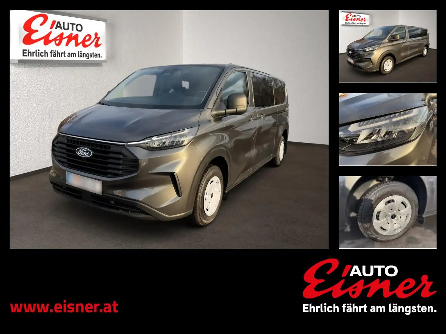 Ford Transit Custom Variobus 20 TD Top Aussattung Grau - 1