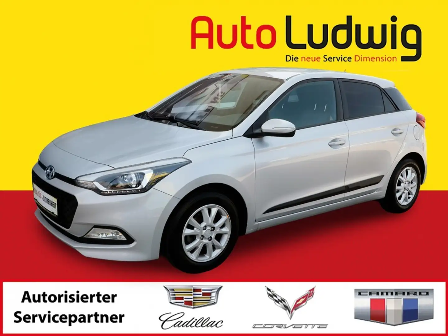 Hyundai i20 1,25 Go *PARKASSIST*TEMPOMAT*REGENSENSOR* Argent - 1