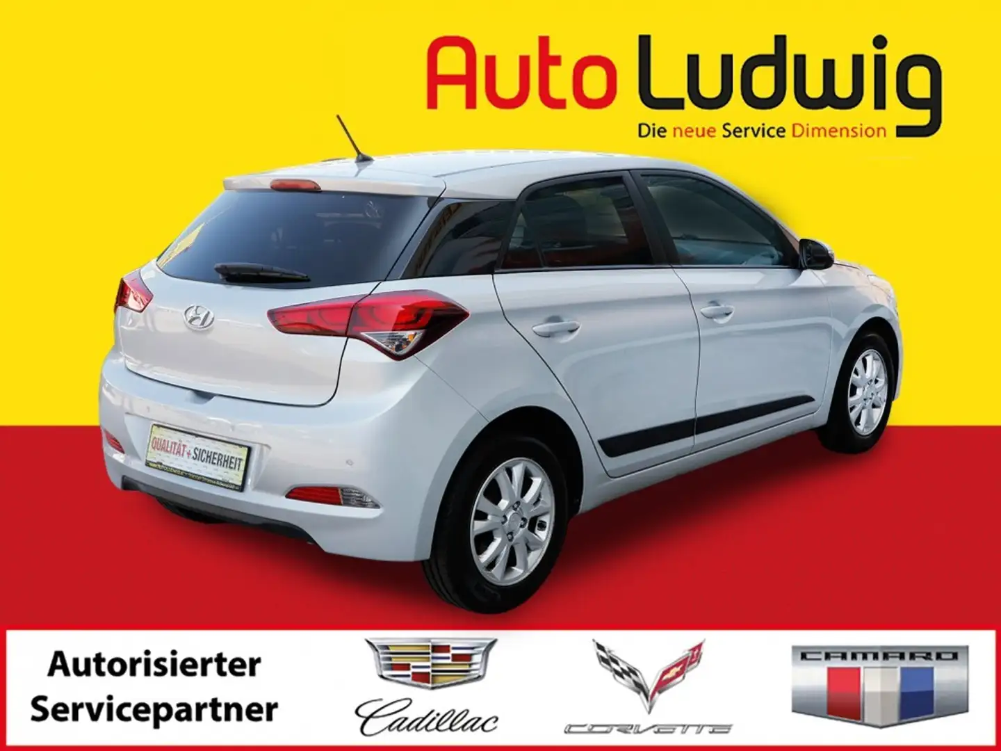 Hyundai i20 1,25 Go *PARKASSIST*TEMPOMAT*REGENSENSOR* Argent - 2