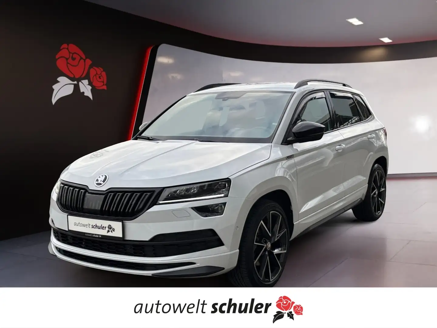 Skoda Karoq 2,0 TSI DSG 4x4 Sportline AHK Navi Weiß - 1