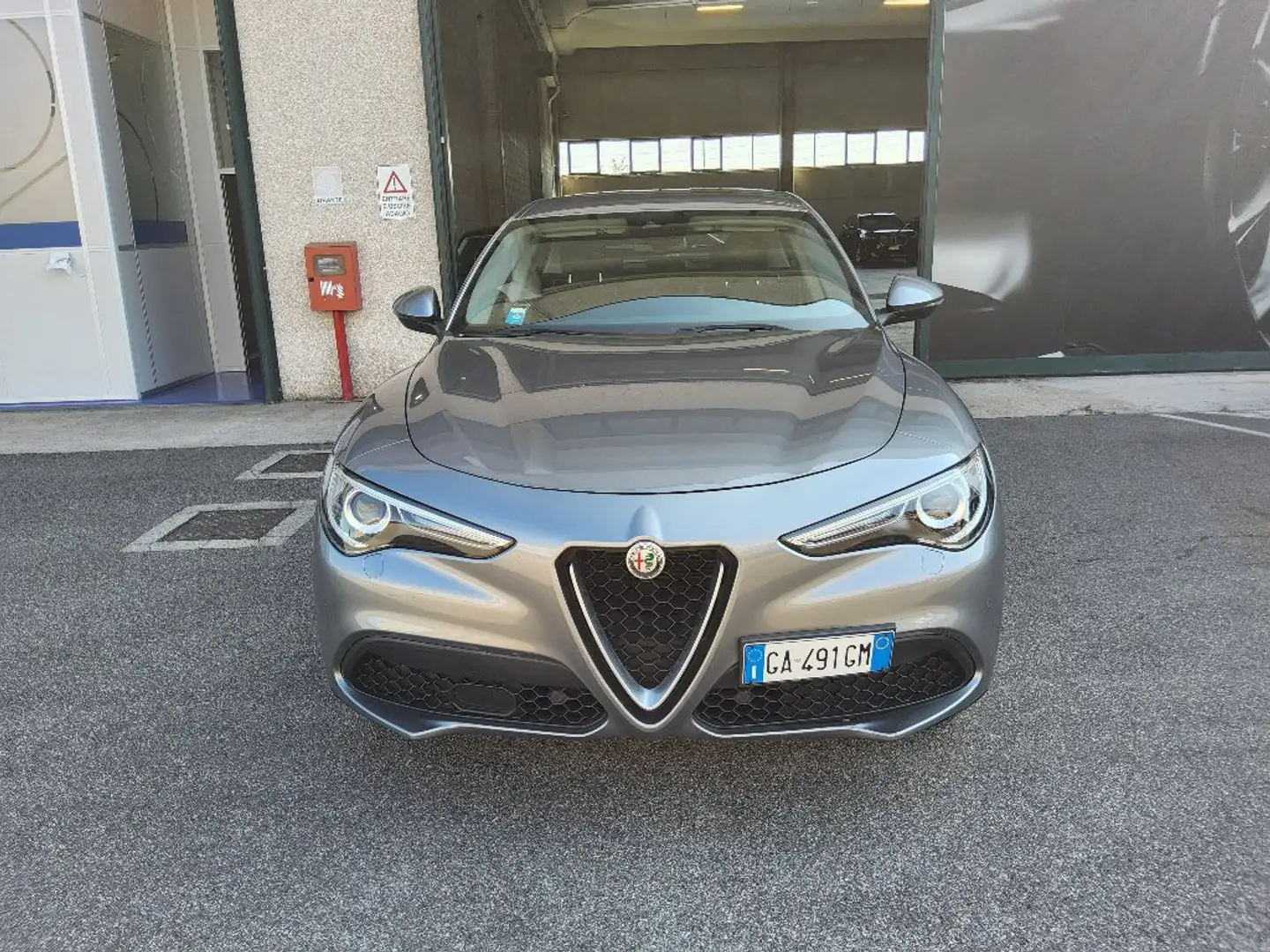 Alfa Romeo Stelvio 2.2 Turbodiesel 190 CV AT8 Q4 Business Grigio - 1