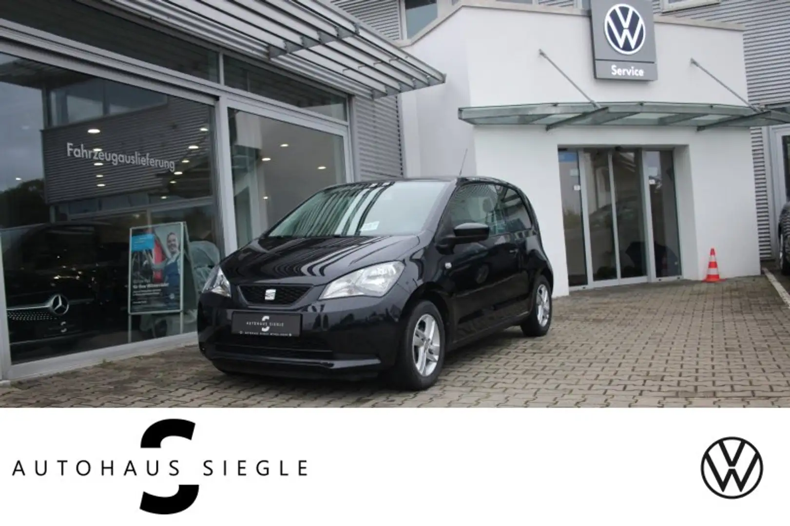 SEAT Mii 1.0 Style Pano Klima Navi Parktronic Sitzheizung A Schwarz - 1