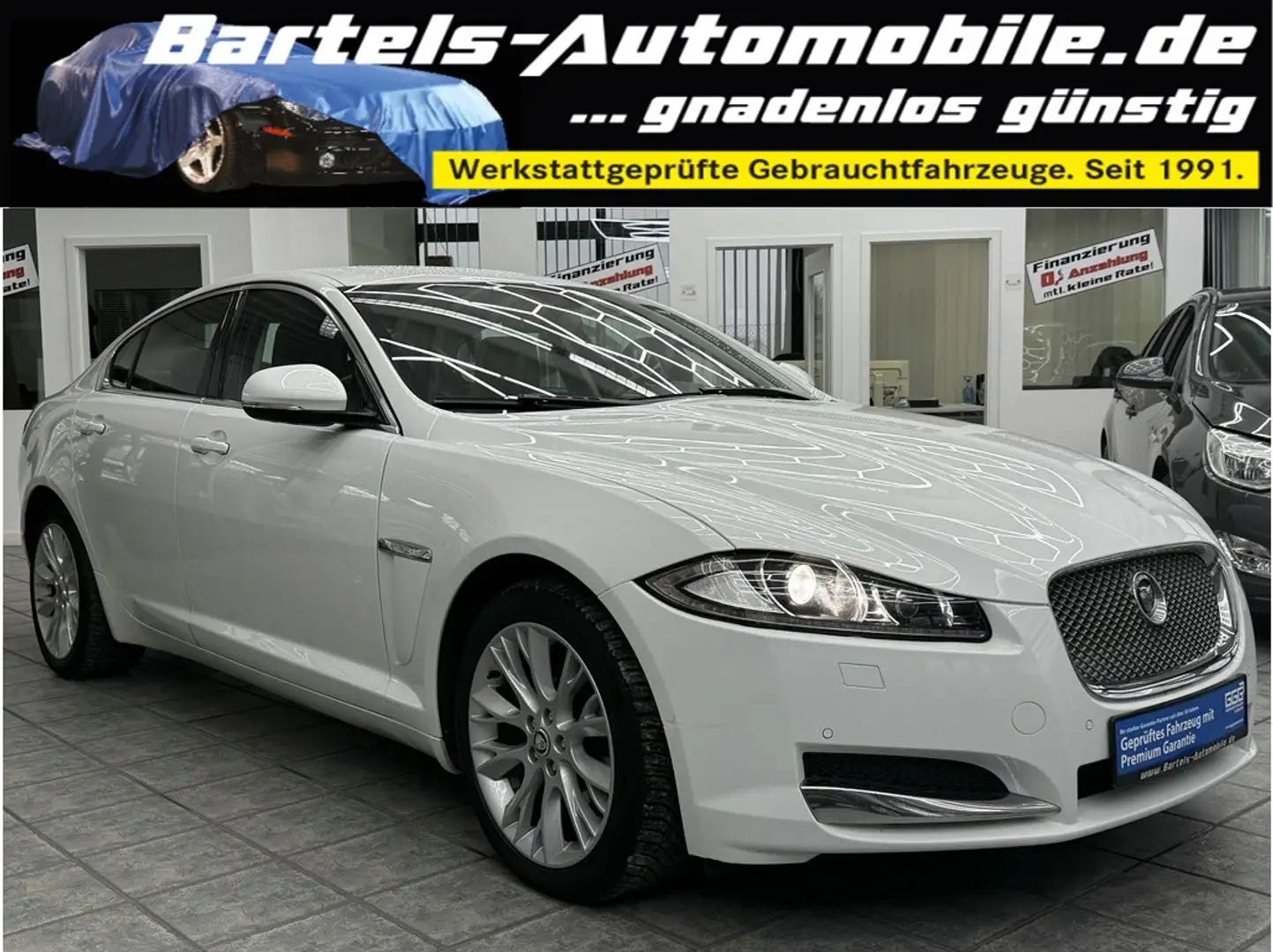 Jaguar XF 2.2 Diesel, 2.Hand, Leder, Navi, Bi-Xenon Weiß - 1