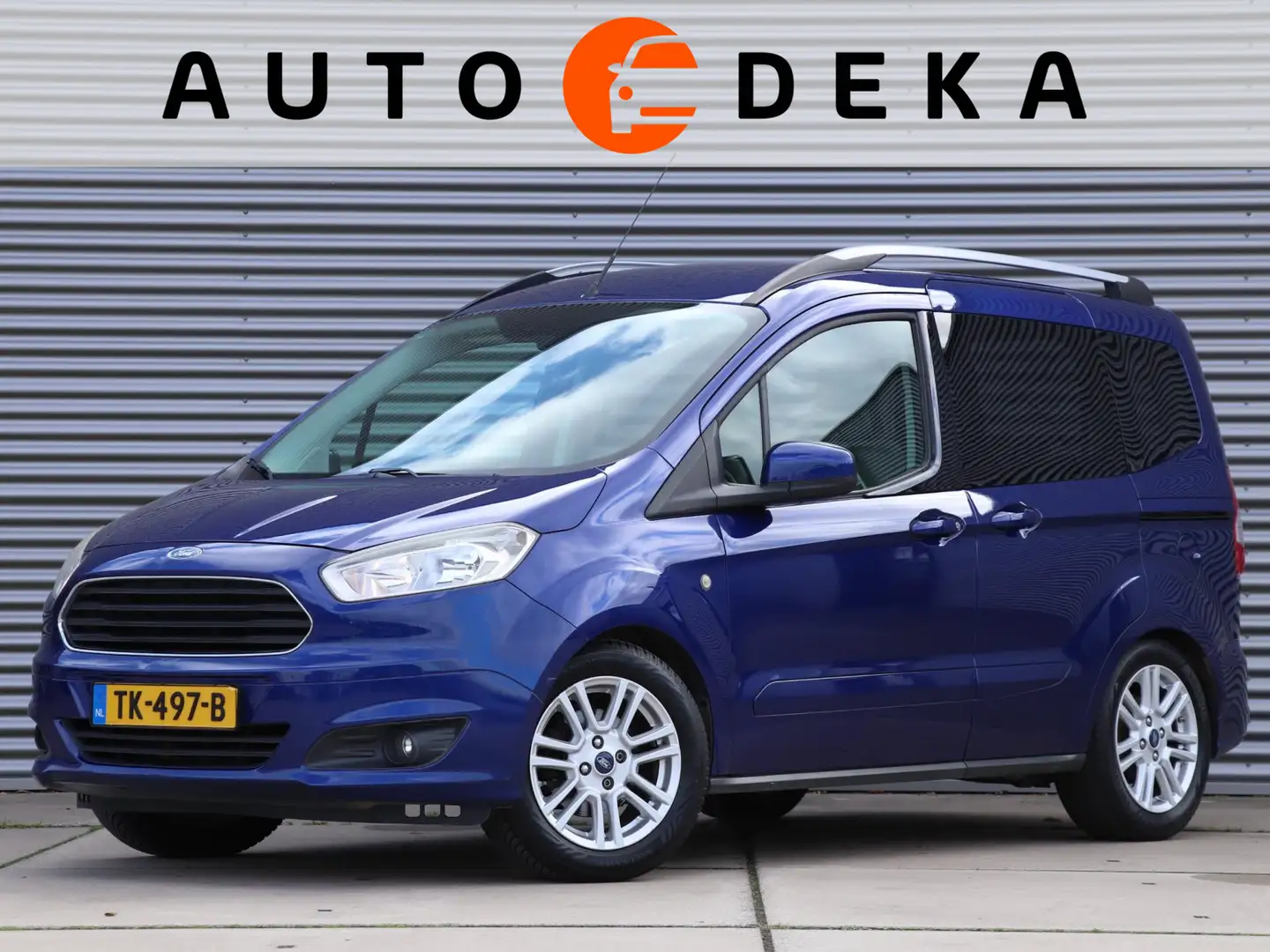 Ford Tourneo Courier 1.0 EcoBoost Titanium *Klimaatreg.*Cruisecontr.*Tr Blauw - 1