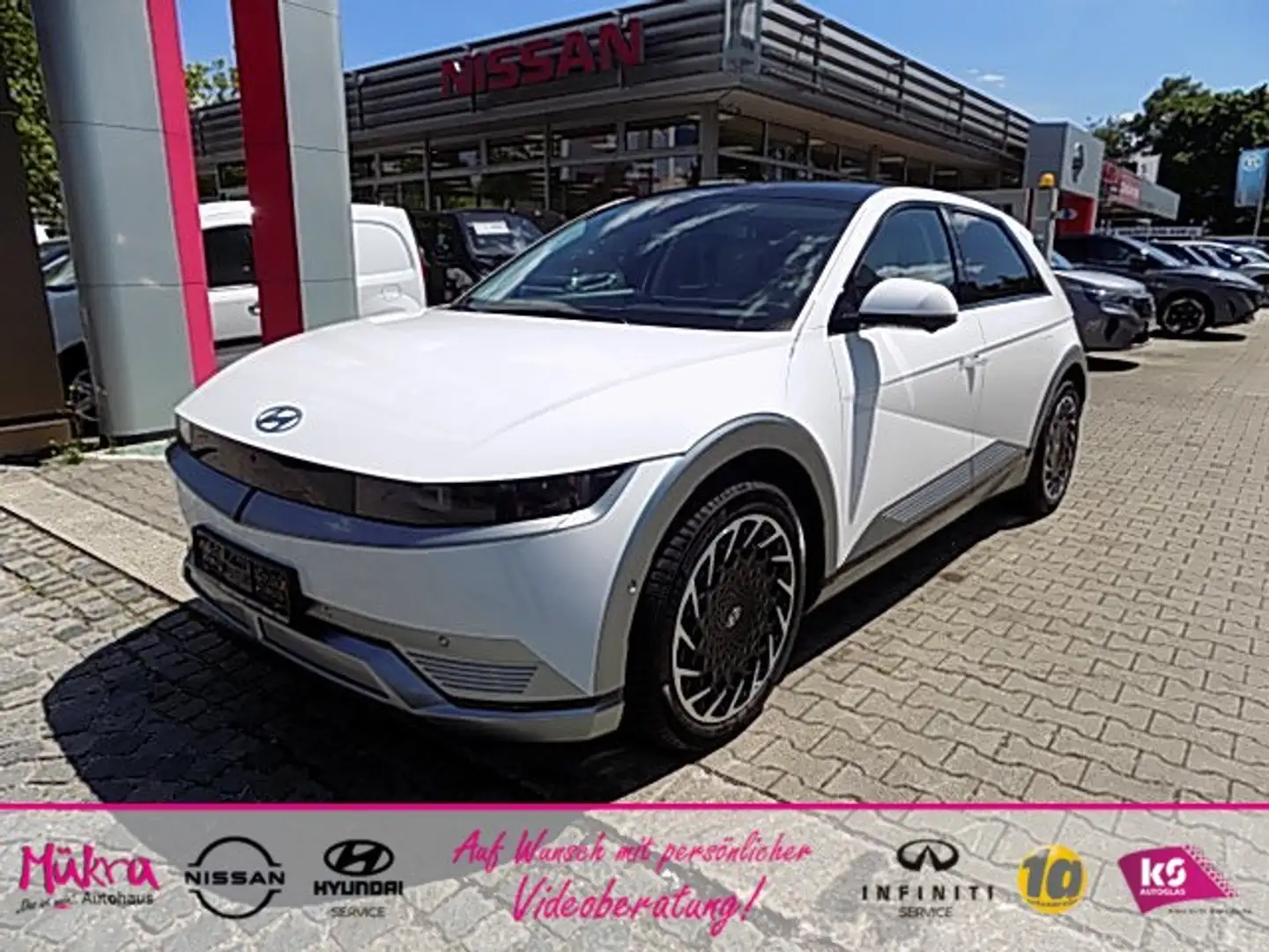 Hyundai IONIQ 5 UNIQ Allrad 72,6kWh Relax 20´ Solardach Leder Wit - 1