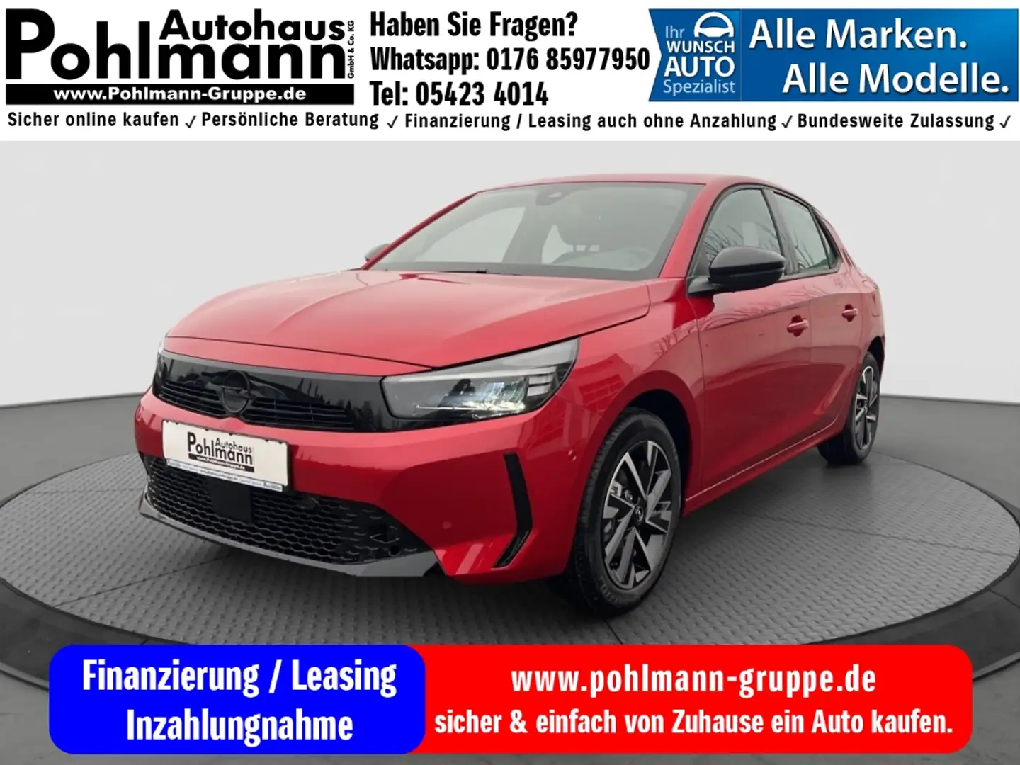 Opel Corsa F Turbo GS 1.2 DIT LED ACC SHZ LenkradHZG DAB Rück Rot - 1