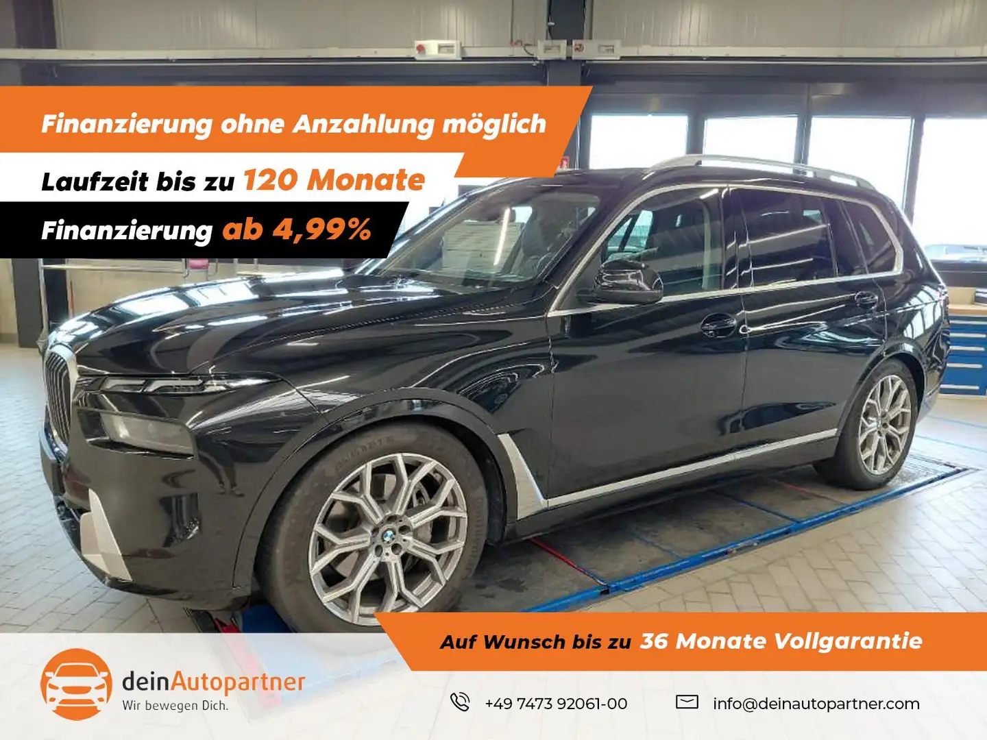 BMW X7 xDrive 40 d LED/LEDER/HUD/PANO/STHZ/AHK/VIRTUAL CO Schwarz - 1