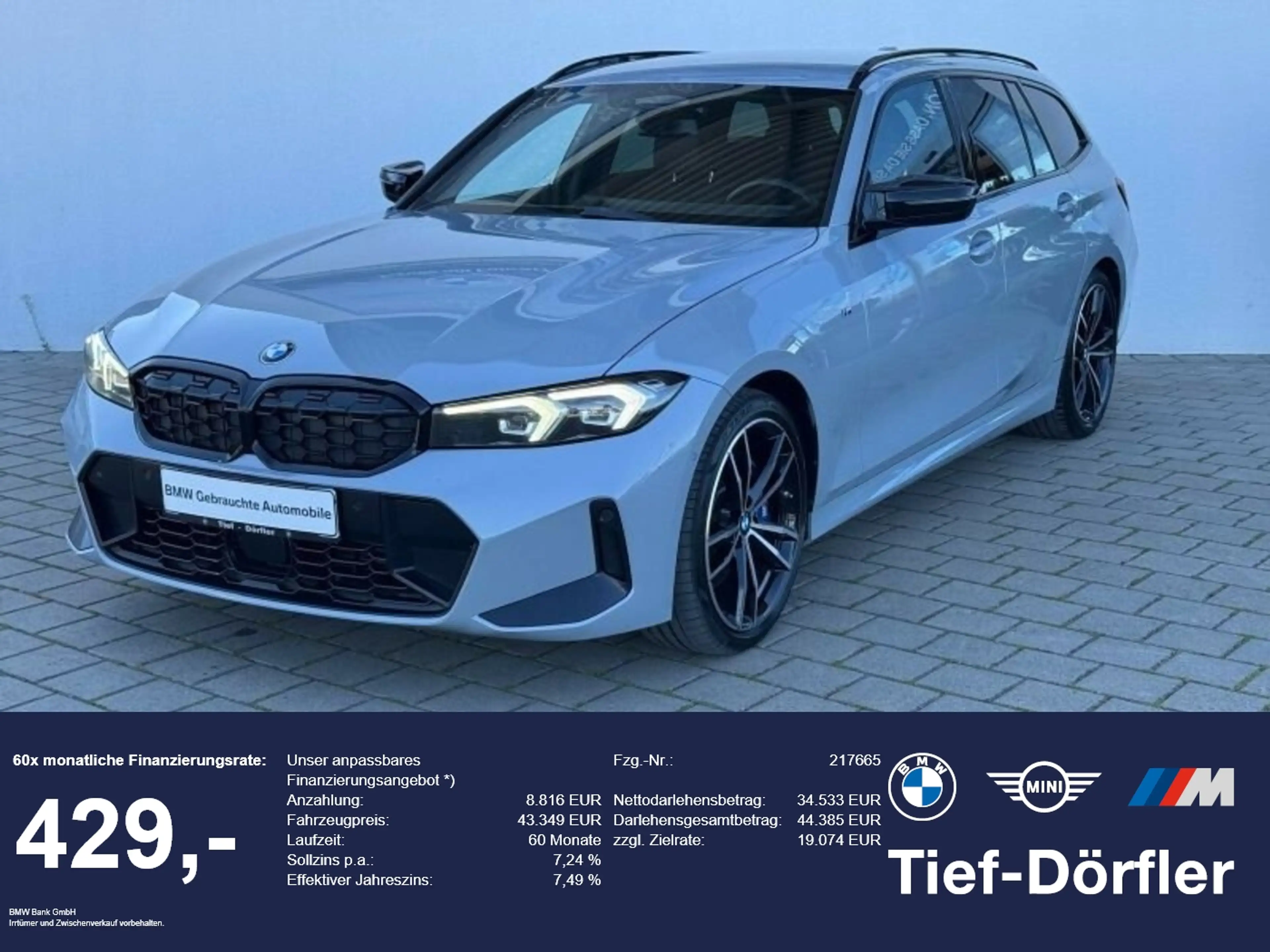 BMW 340 Md xDrive Touring M Sport LED/Memory/Shz/Lhz LED/M
