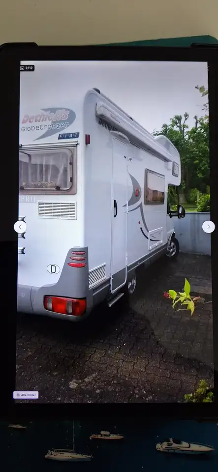 Caravans-Wohnm Dethleffs A5830 Fiat Dethleffs Globetrotter/ESPRIT Alkoven, foto 11