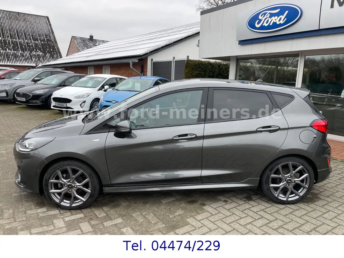 Ford Fiesta 1.0 EcoBoost  ST-Line *Inspektion/TÜV neu Grau - 2
