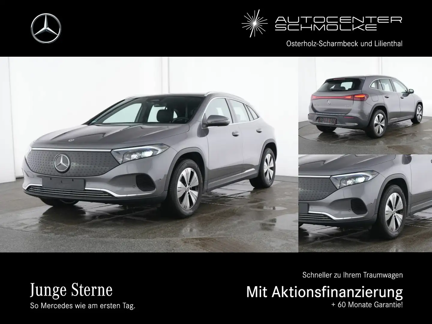 Mercedes-Benz EQA 350 EQA 350 4M ADVANCED*AHK*VERKEHRSZEICHENASSISTENT Grau - 1