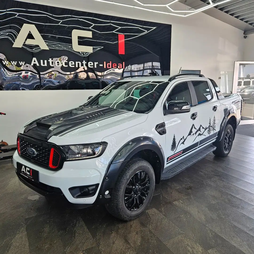 Ford Ranger Wildtrak Stormtrack Doppelk. 4x4,STandH. Blanc - 1