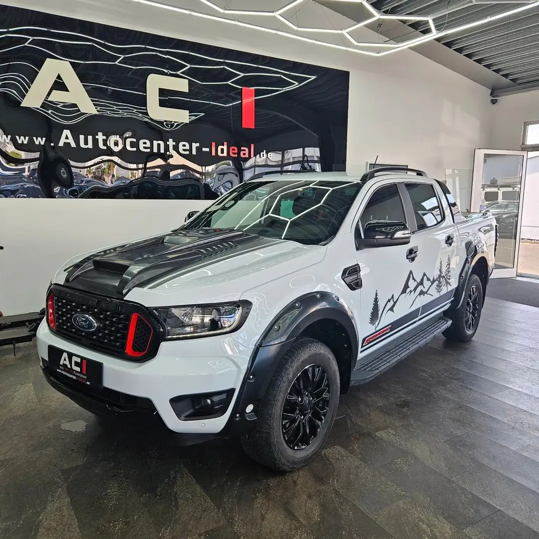 Ford Ranger Wildtrak Stormtrack Doppelk. 4x4,STandH. Blanc - 2