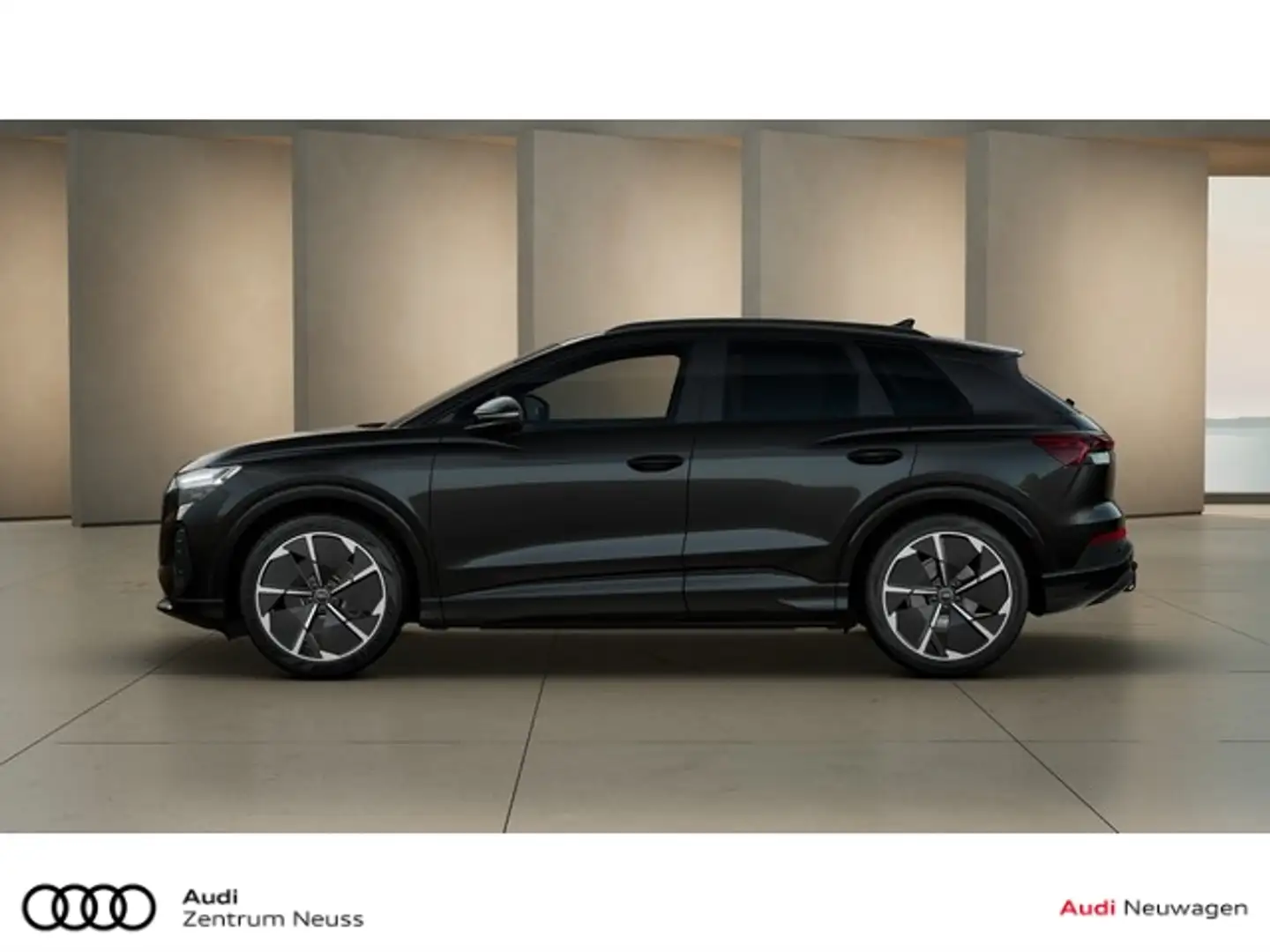 Audi Q4 e-tron 45 E-TRON 210 KW 0 25% VERSTEUERUNG Schwarz - 2