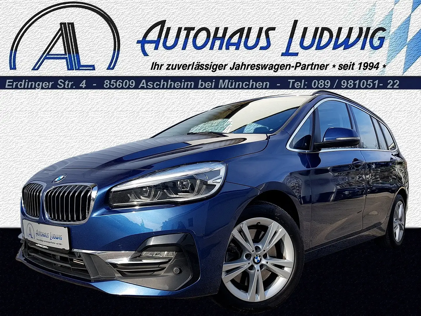 BMW 218 Aut*xDrive*GranTourer*Luxury*Leder*Kamera*NP:54380 Blu/Azzurro - 1