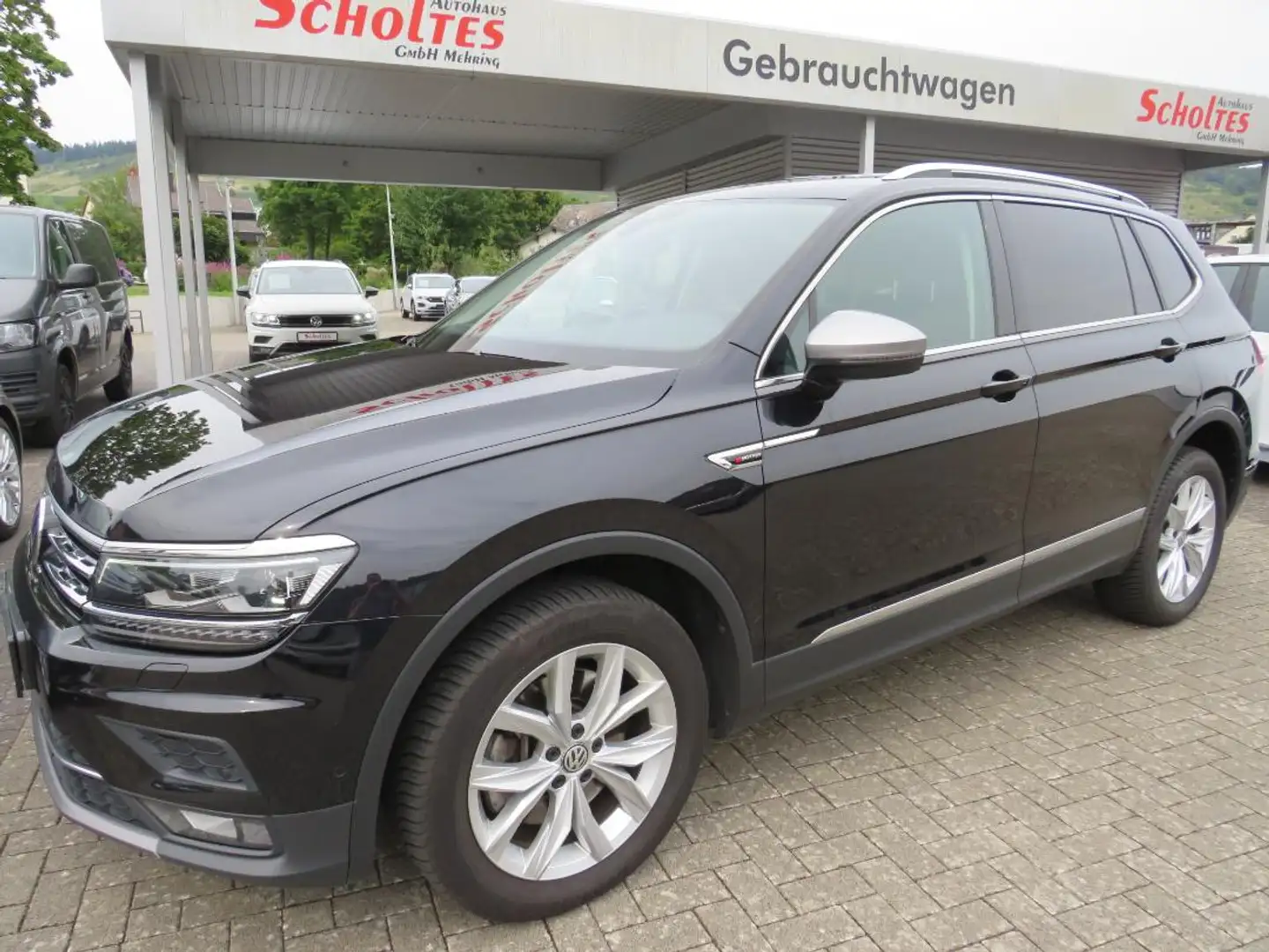 Volkswagen Tiguan Allspace Allspace Highline 2,0TDI DSG Top Ausstattung Schwarz - 1