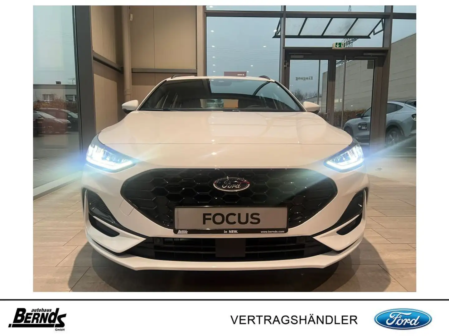 Ford Focus Turnier 1.0 EcoBoost Hybrid Aut. ST-LINE Weiß - 2