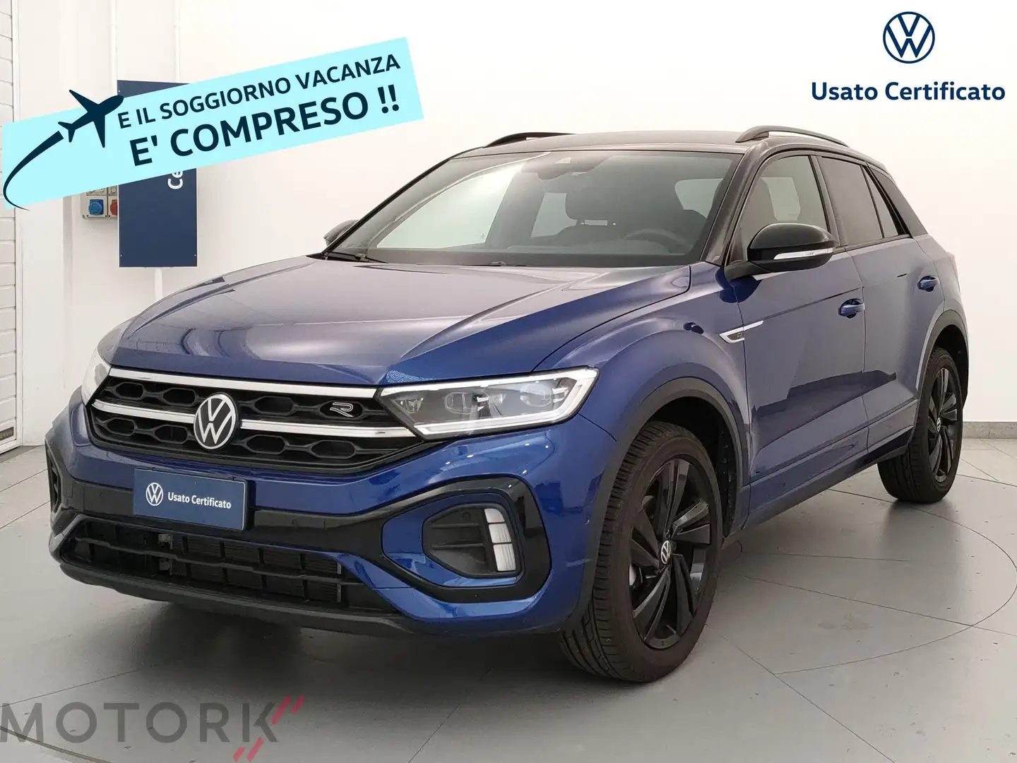 Volkswagen T-Roc T-Roc 1.0 TSI R-Line Plus Bleu - 1