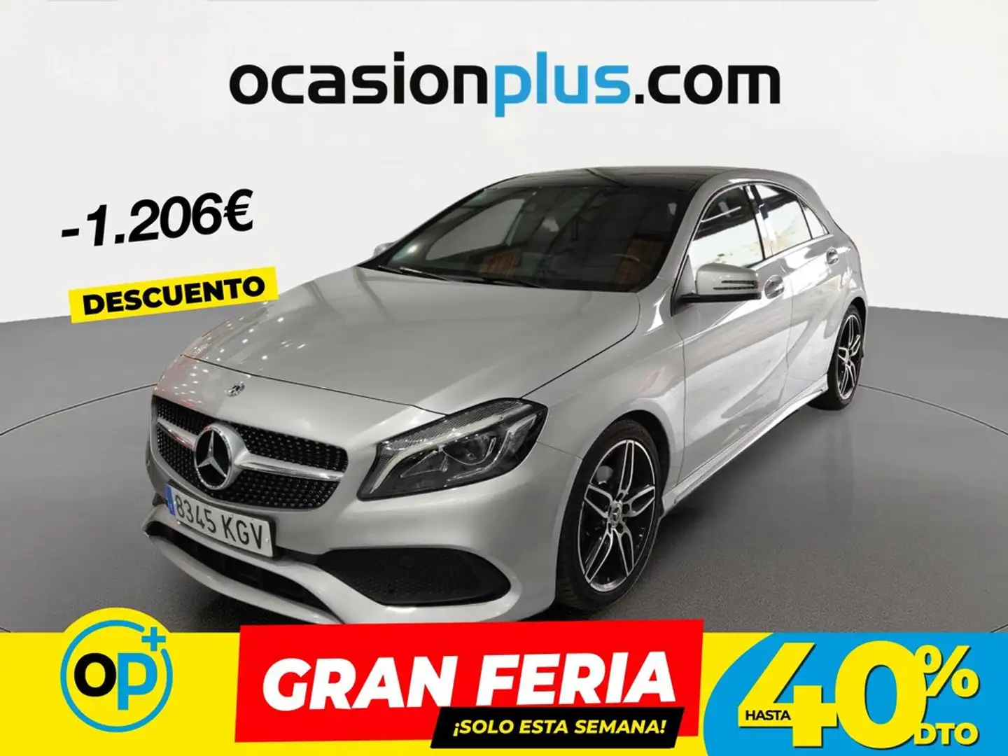 Mercedes-Benz A 200 200d Gris - 1