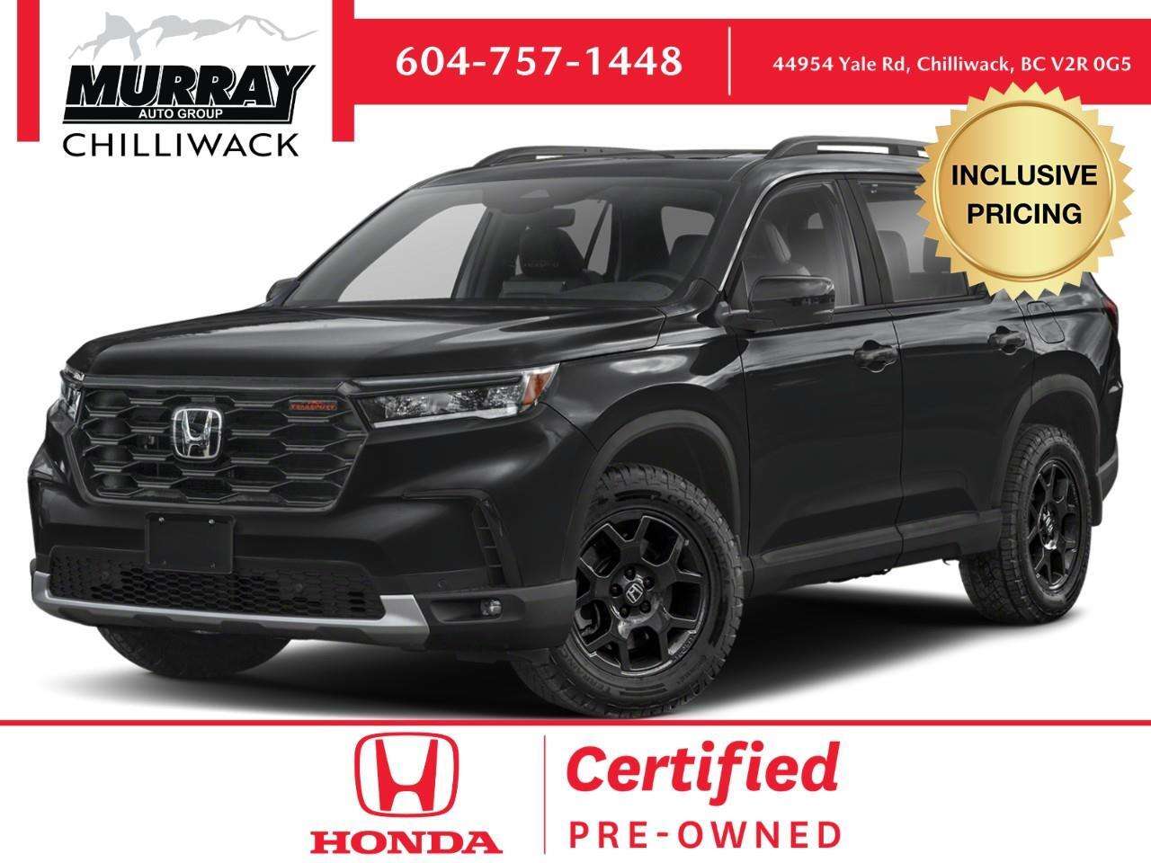 2025 Honda Pilot TrailSport INCLUSIVE PRICING | APPLE CARPLAY/ANDRO