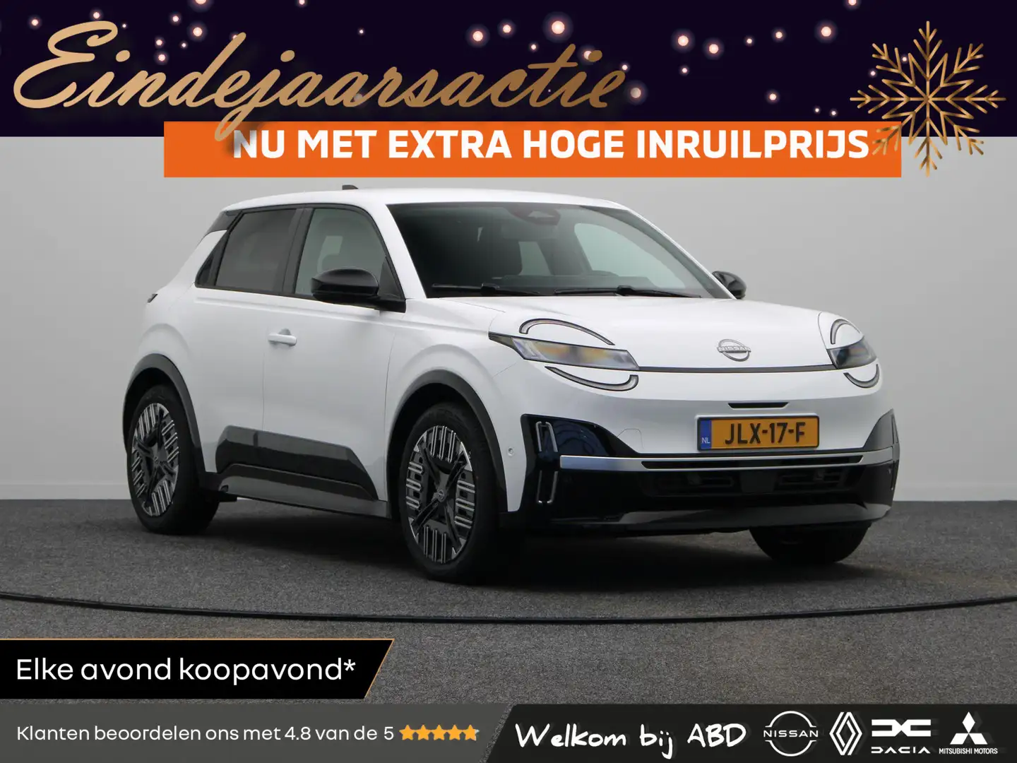 Nissan Micra ADVANCE 52 kWh | Tot 416Km Actieradius | Google In Wit - 1