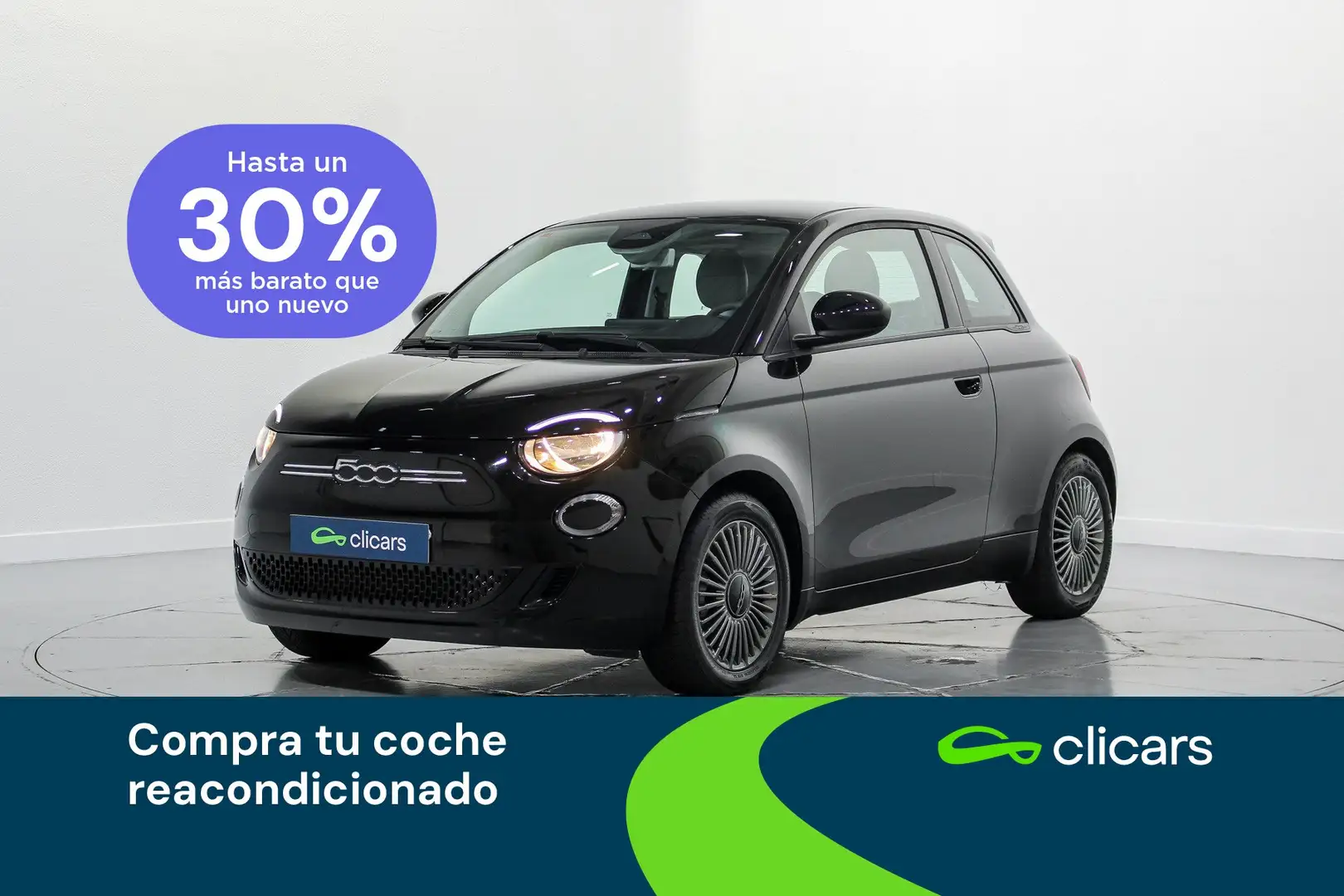 Fiat 500e 87Kw Icon Negro - 1