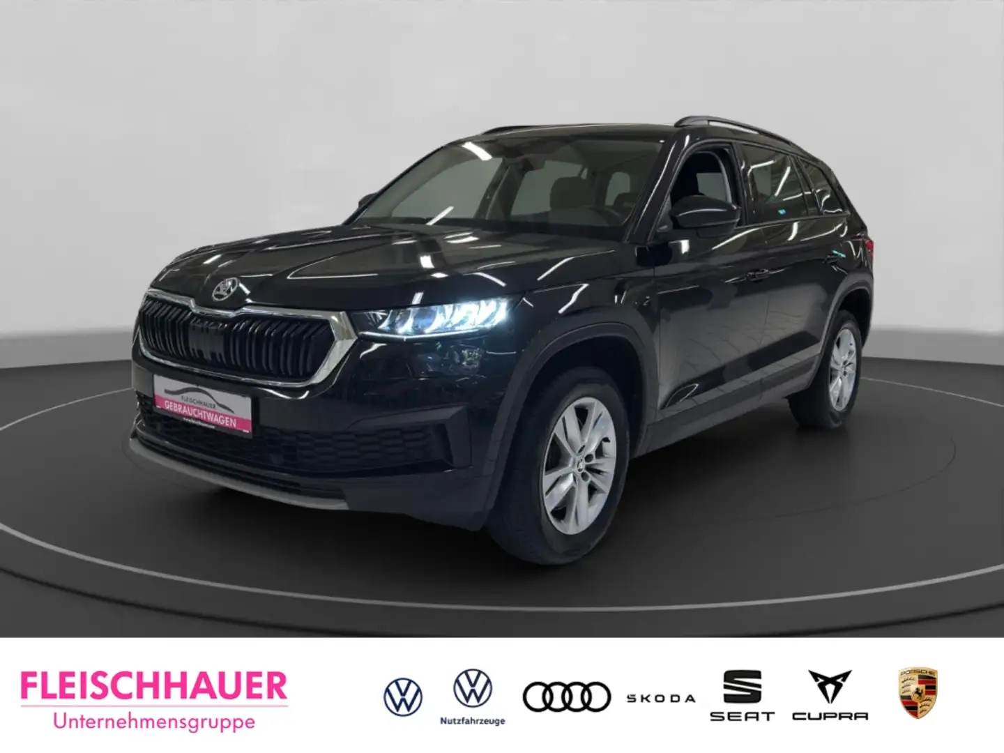 Skoda Kodiaq Ambition 2.0 TDI Navi+LED+AHK+7-Sitzer+ACC+App-con Noir - 1