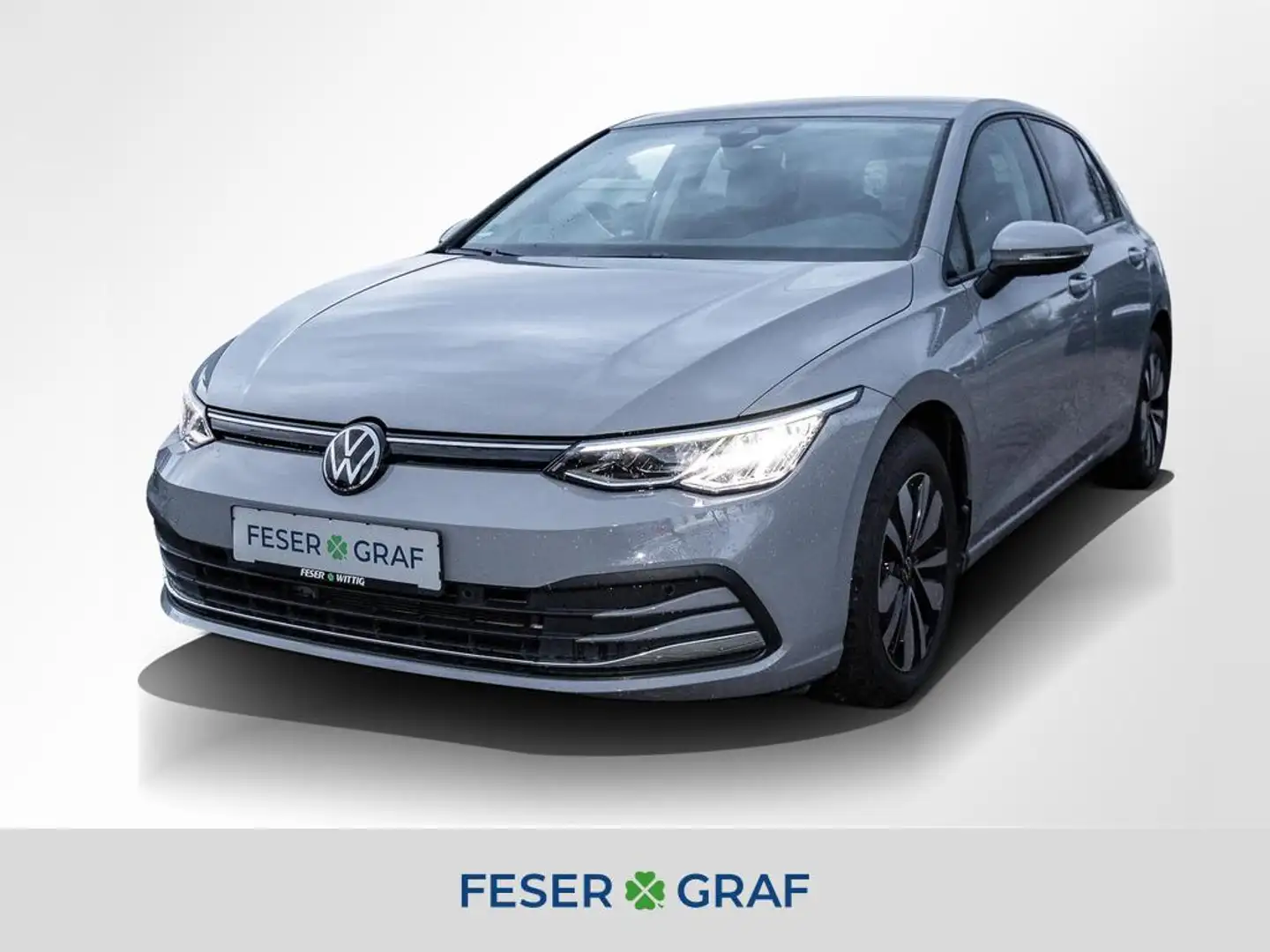 Volkswagen Golf VIII 1.0 eTSI Move DSG/LED/ACC/Navi/2xPDC Gris - 1