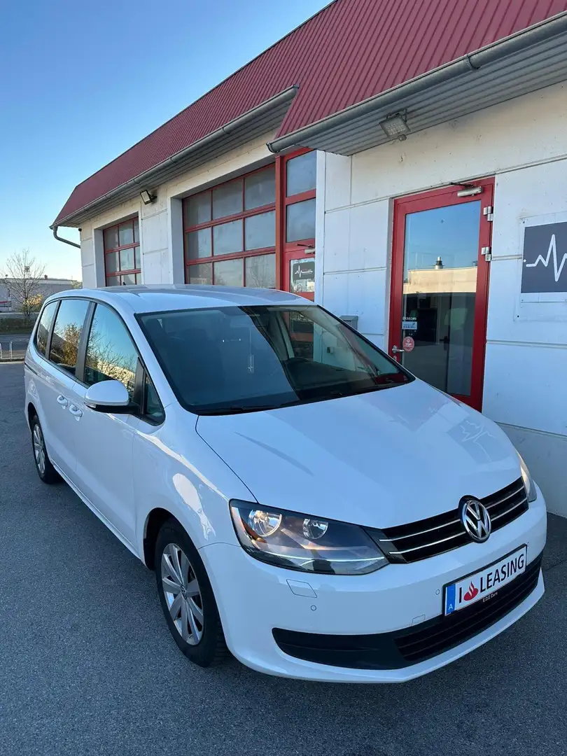 Volkswagen Sharan 2.0 TDI DSG Blanc - 1