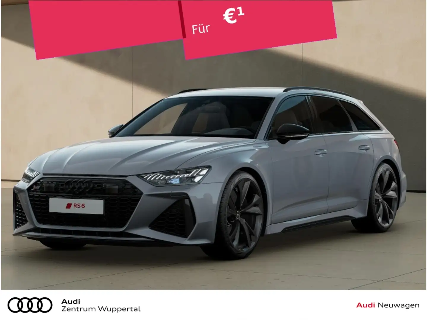 Audi RS6 Avant Performance AHK STANDHZG LEDER BANG OLUFSEN Grau - 1