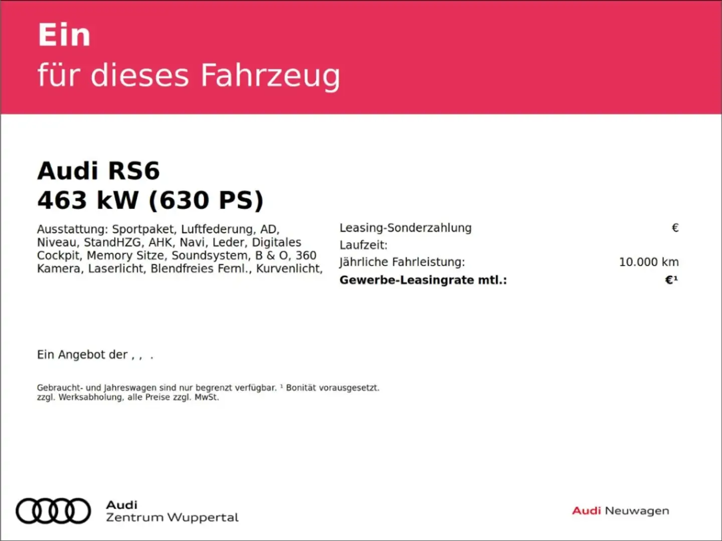 Audi RS6 Avant Performance AHK STANDHZG LEDER BANG OLUFSEN Grau - 2