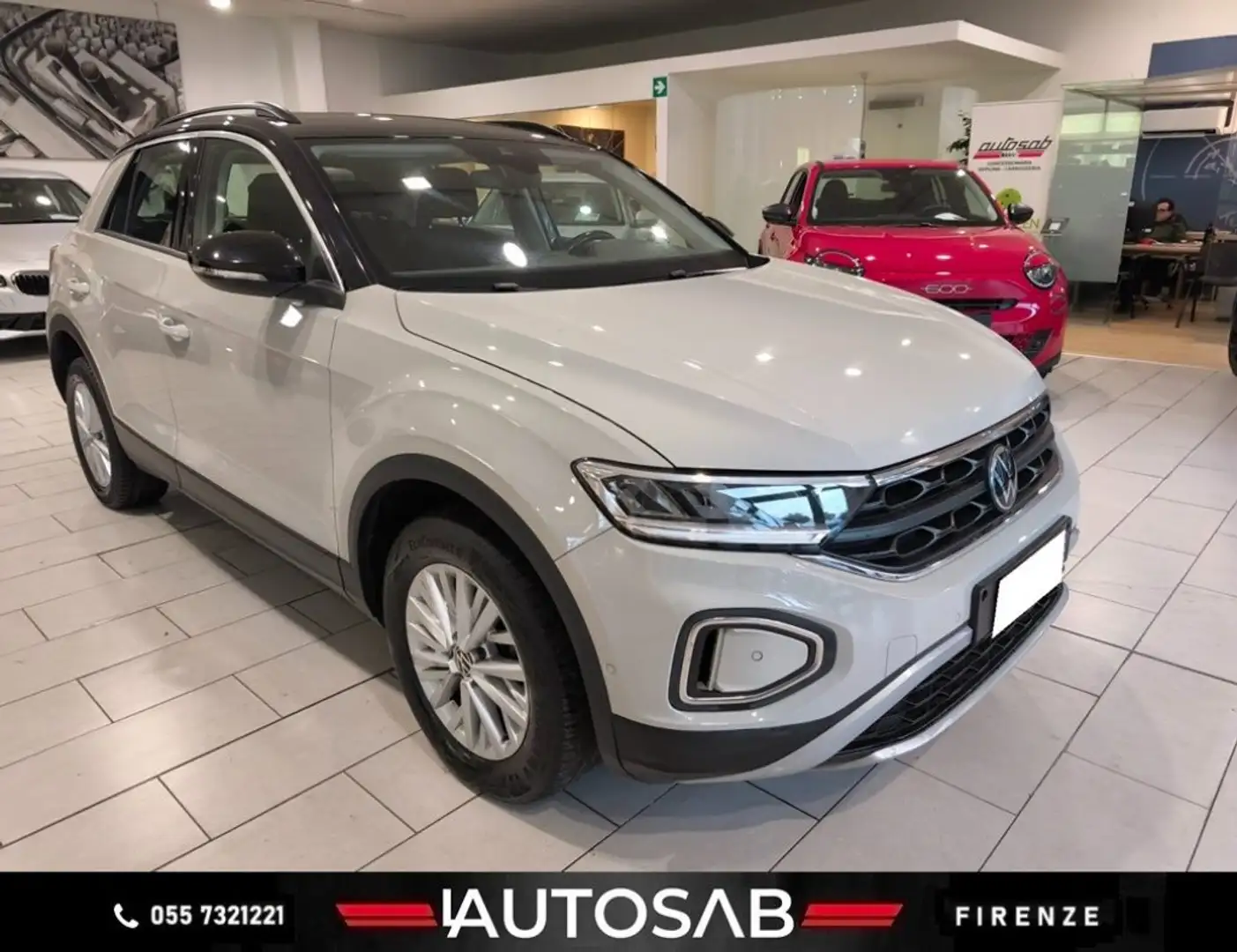 Volkswagen T-Roc 1.0 TSI 110 Cv Life Car Play Aziendale Grau - 1