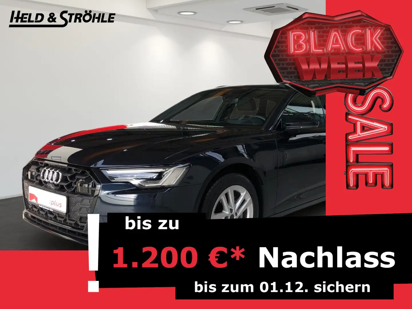 Audi A6 advanced 40 TDI HuD LEDER MATRIX NAVI Blauw - 1