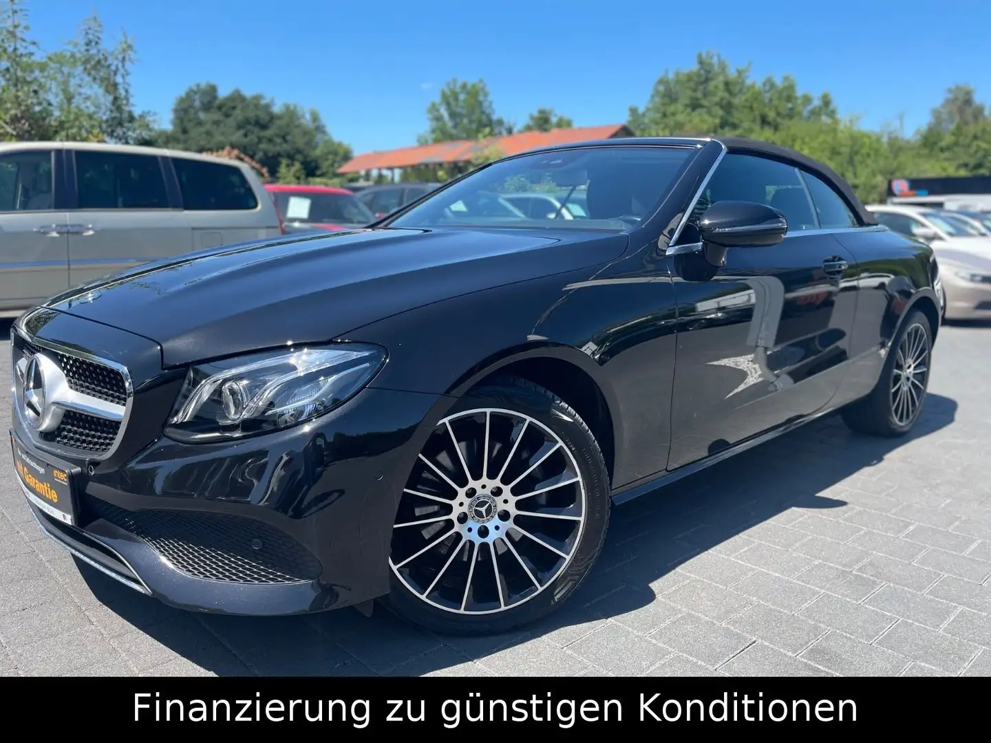 Mercedes-Benz E 220 d 4Matic Cabrio *MULTIBEAM*NAVI*SB* Zwart - 1