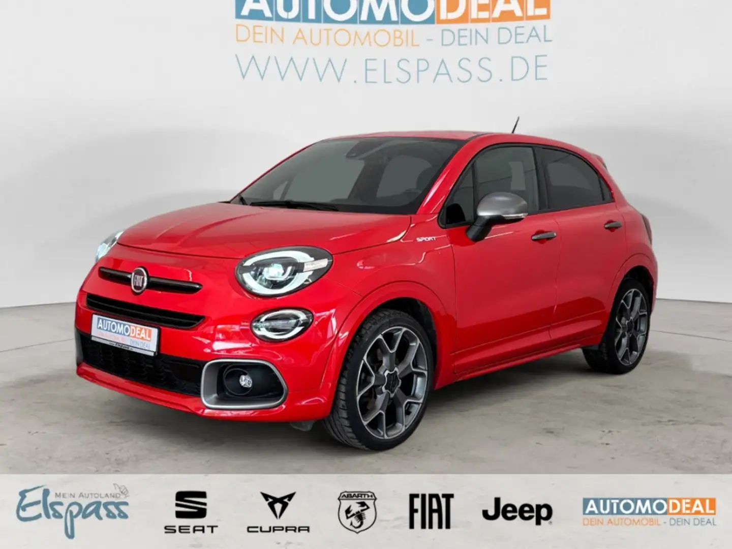 Fiat 500X GSE Sport AUTOMATIK NAV LED KAMERA TEMPOMAT APPLE/ Piros - 1