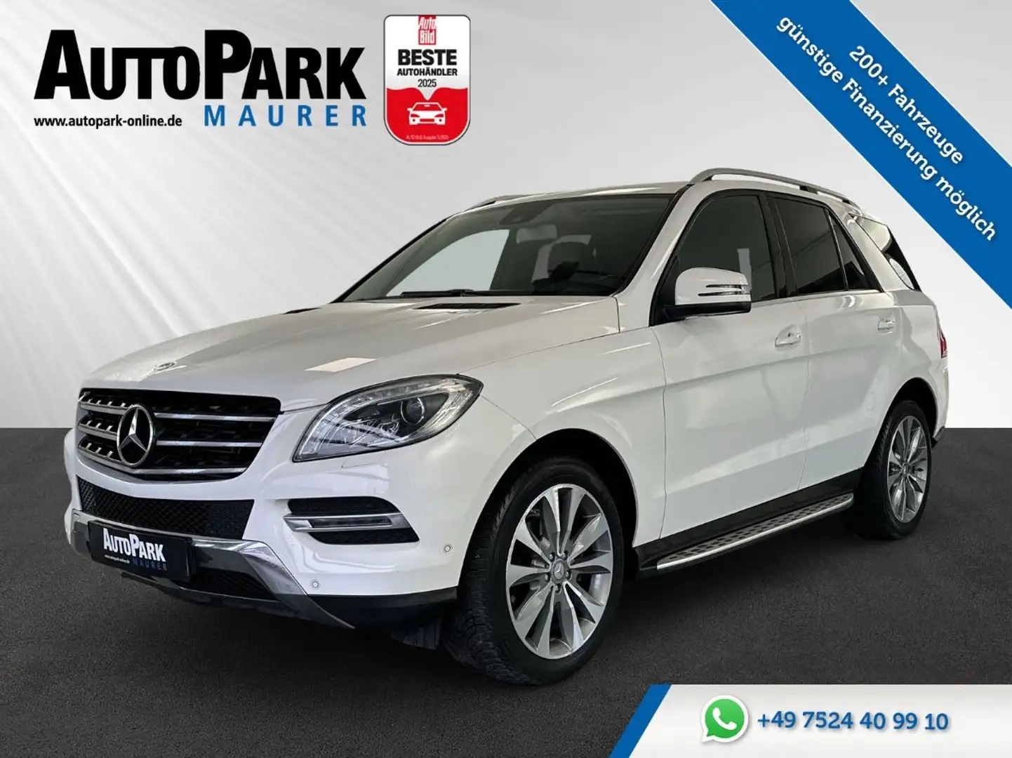 Mercedes-Benz ML 250 CDI BlueTec*PDC*Bi Xenon ILS*Sport*HU Neu Weiß - 1