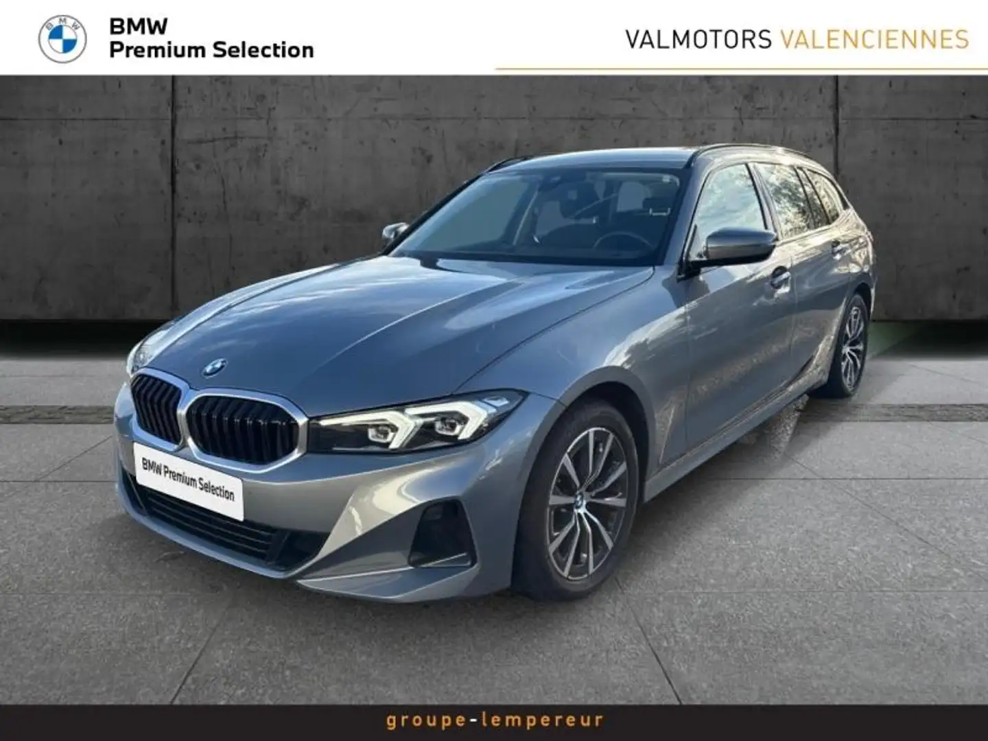 BMW 318 318dA 150ch Gris - 1