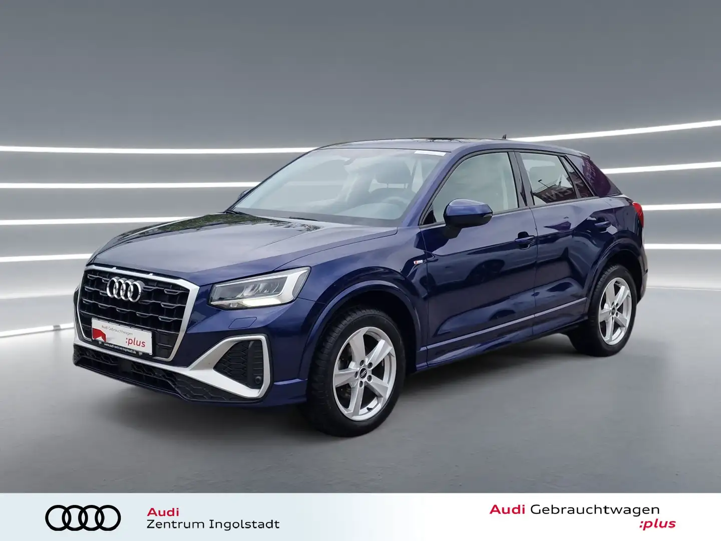 Audi Q2 30 TFSI S line 2x PDC Kamera LED keyless 17" Azul - 2