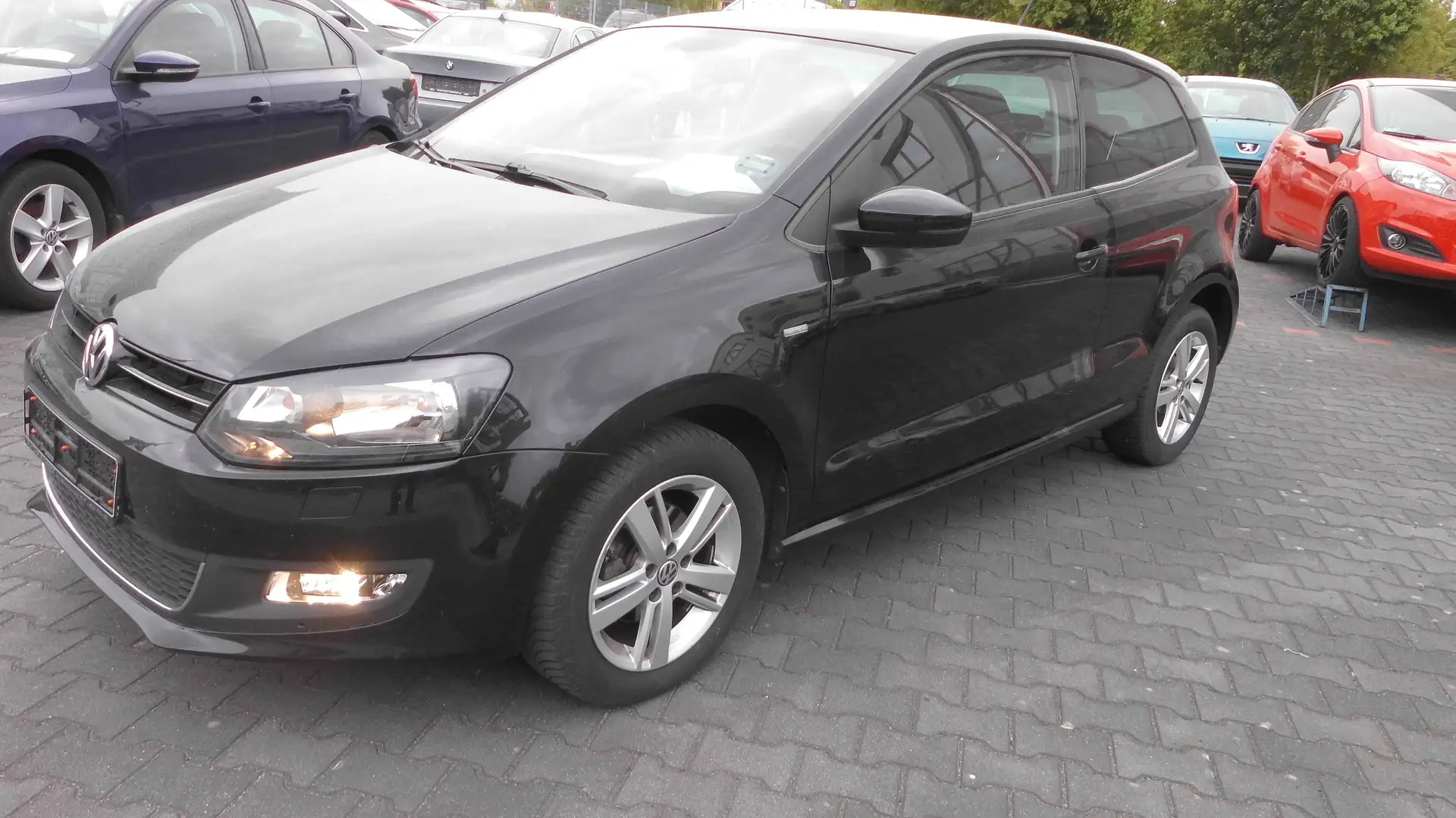 Volkswagen Polo 1.2Trendline.2HAND.KLIMA.ALU.TEMPOMAT.TÜV.71TKM Zwart - 2