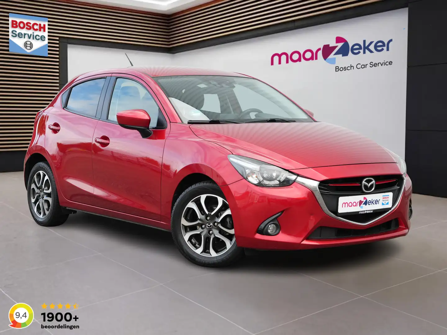 Mazda 2 1.5 Skyactiv-G GT-M ✅All Season✅Stoelverw.✅Navi✅ Rouge - 1
